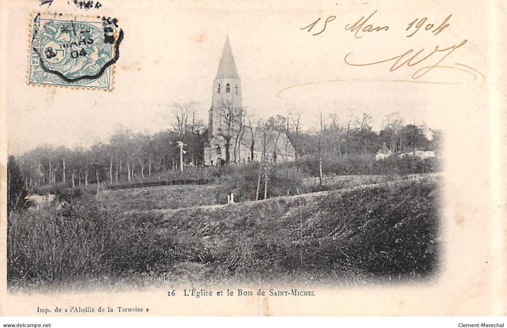 L'Eglise Et Le Bois De SAINT MICHEL - Très Bon état - Otros & Sin Clasificación