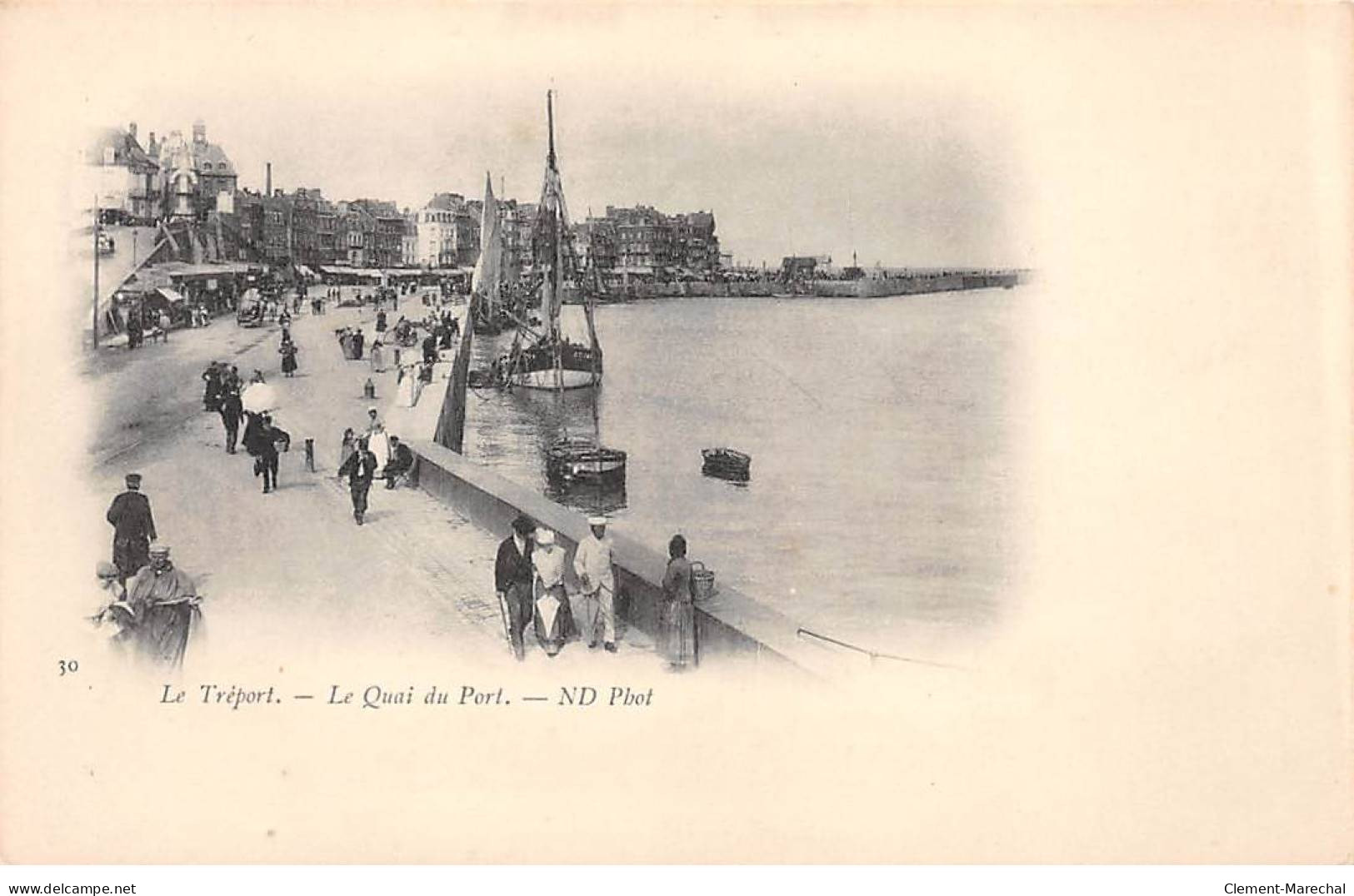 LE TREPORT - Le Quai Du Port - Très Bon état - Le Treport