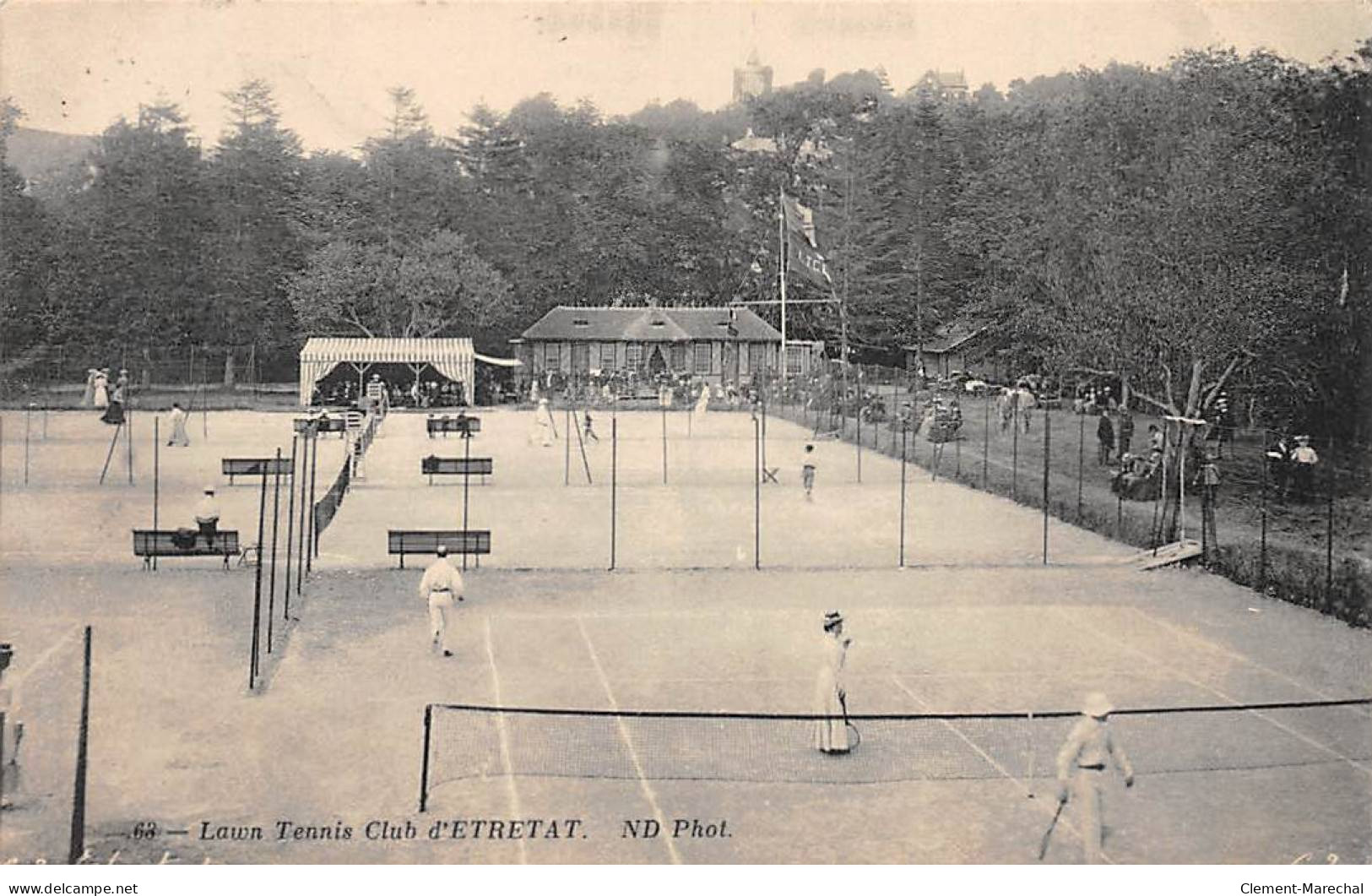 Lawn Tennis Club D'ETRETAT - Très Bon état - Etretat
