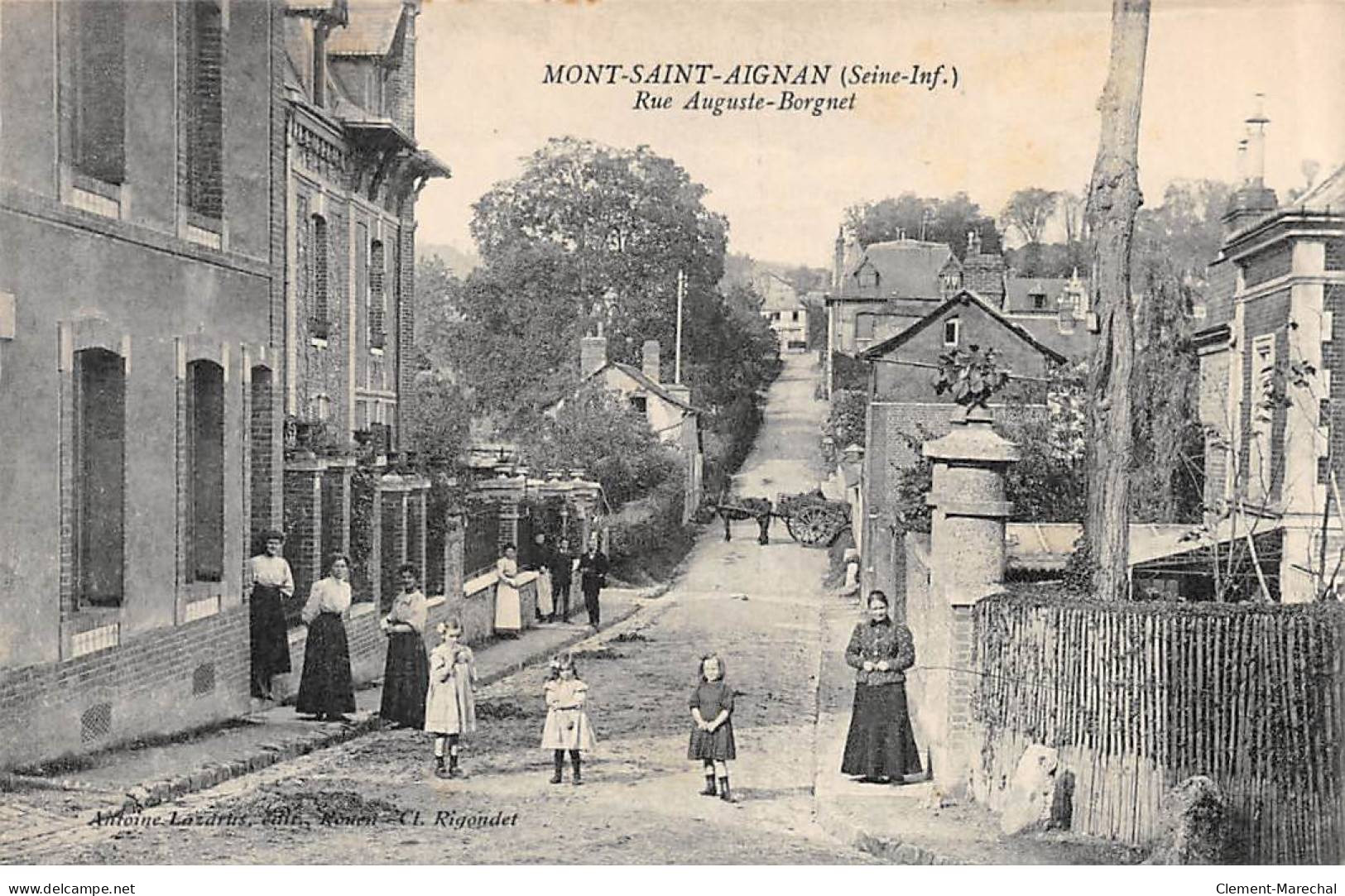 MONT SAINT AIGNAN - Rue Auguste Borgnet - Très Bon état - Mont Saint Aignan