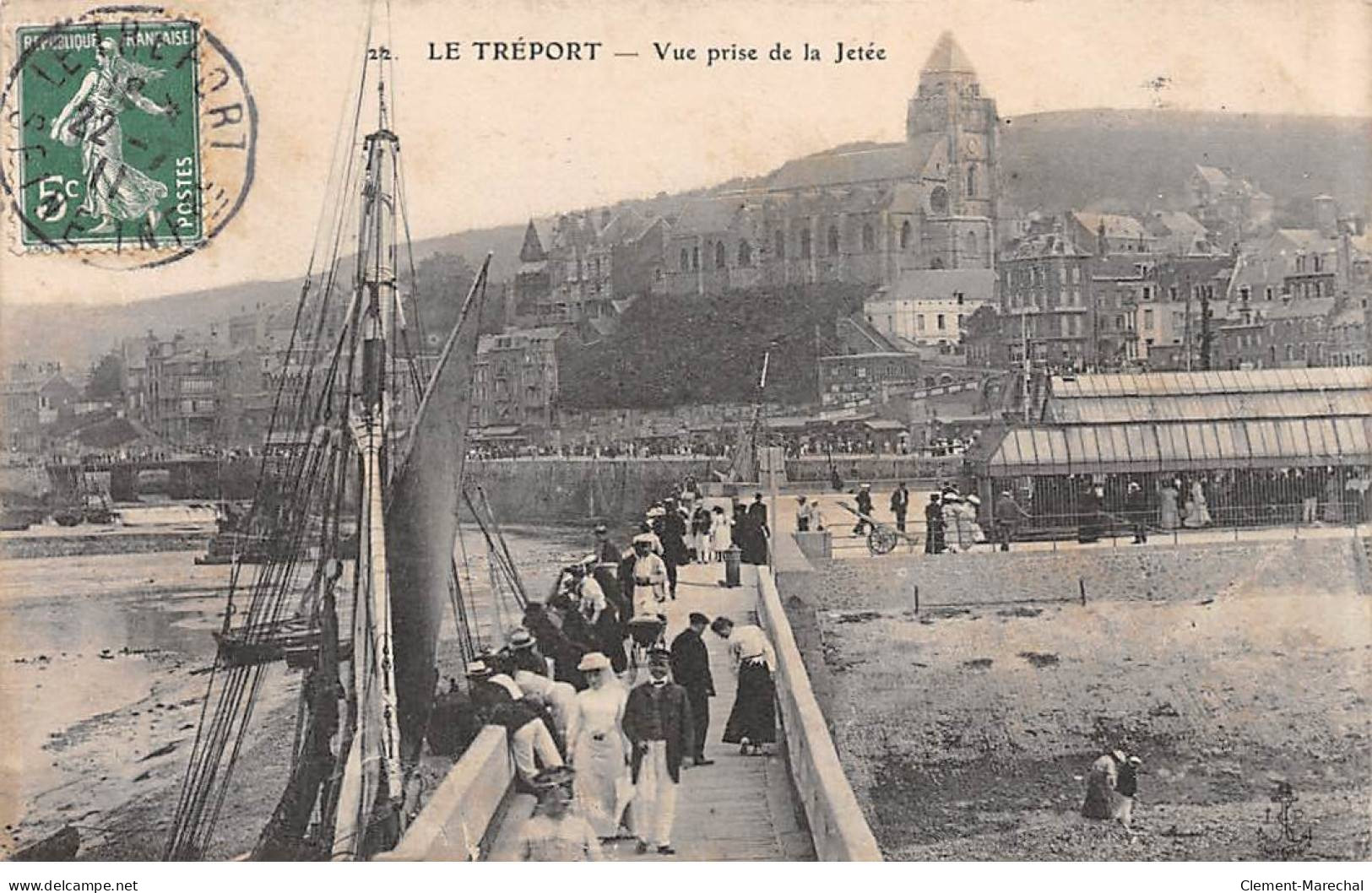 LE TREPORT - Vue Prise De La Jetée - Très Bon état - Le Treport