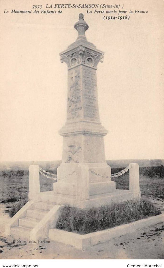 LA FERTE SAINT SAMSON - Le Monument Aux Morts - Très Bon état - Autres & Non Classés