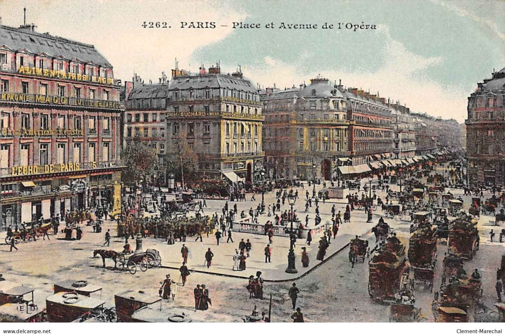 PARIS - Place Et Avenue De L'Opéra - Très Bon état - Squares