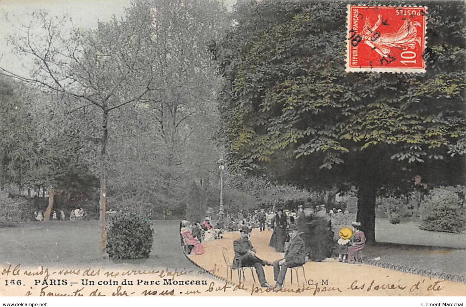 PARIS - Un Coin Du Parc Monceau - état - Parques, Jardines