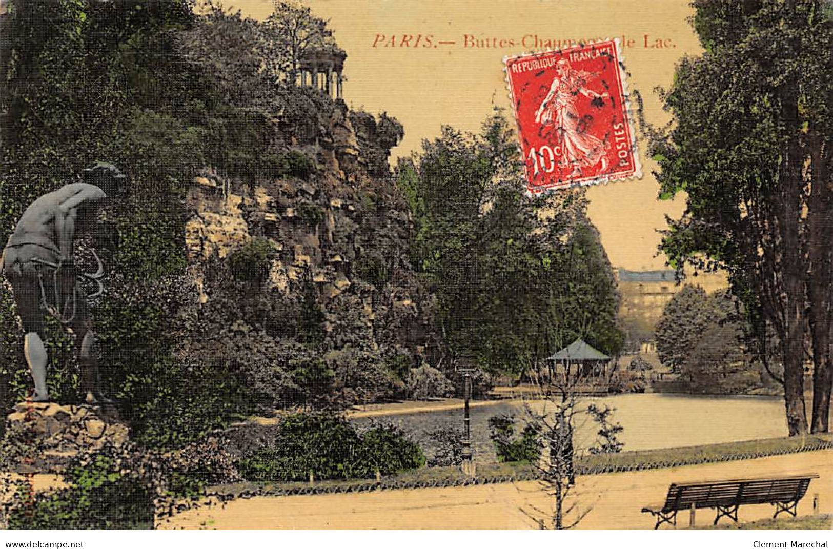 PARIS - Buttes Chaumont - Le Lac - Très Bon état - Parken, Tuinen