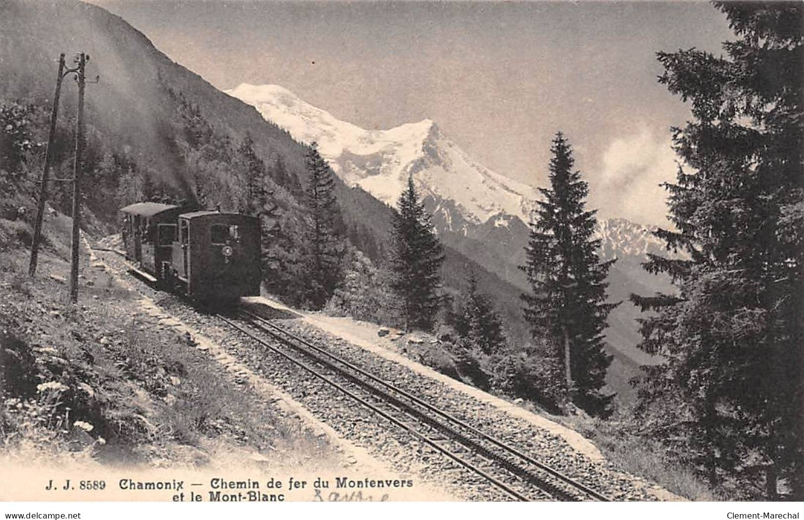 CHAMONIX - Chemin De Fer De Montenvers Et Le Mont Blanc - Très Bon état - Chamonix-Mont-Blanc