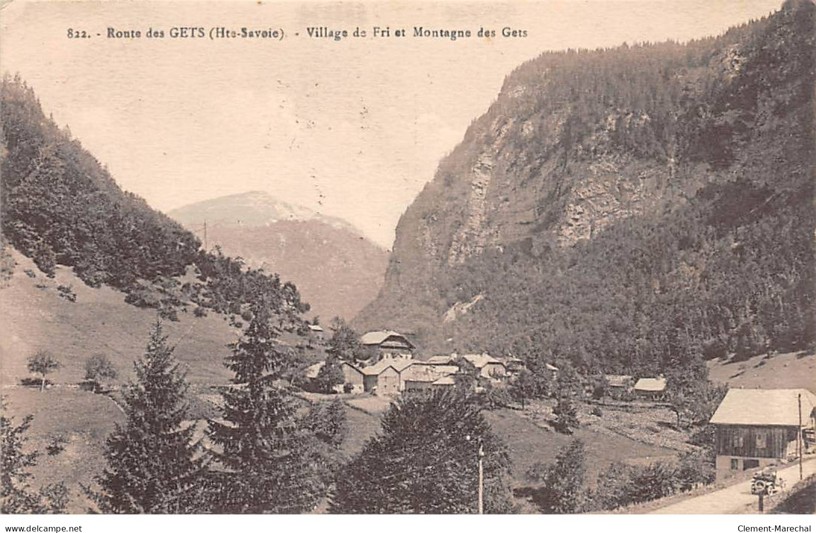 Route Des GETS - Village De FRI Et Montagne Des Gets - Très Bon état - Otros & Sin Clasificación