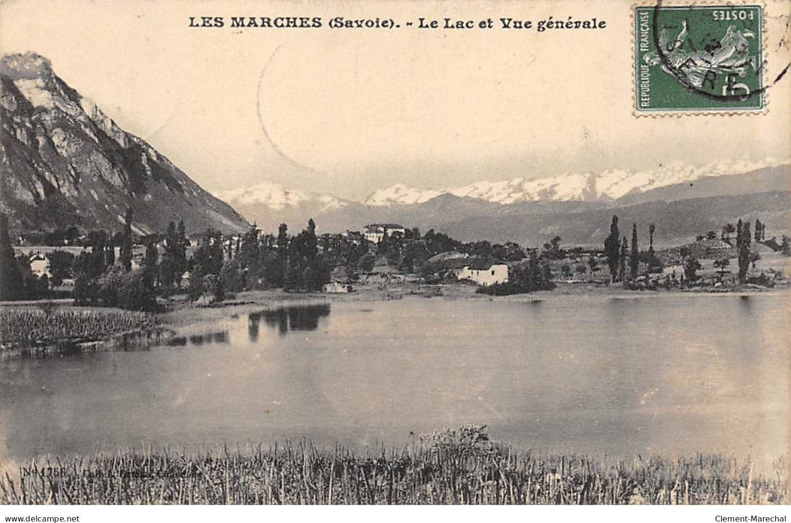 LES MARCHES - Le Lac Et Vue Générale - Très Bon état - Andere & Zonder Classificatie