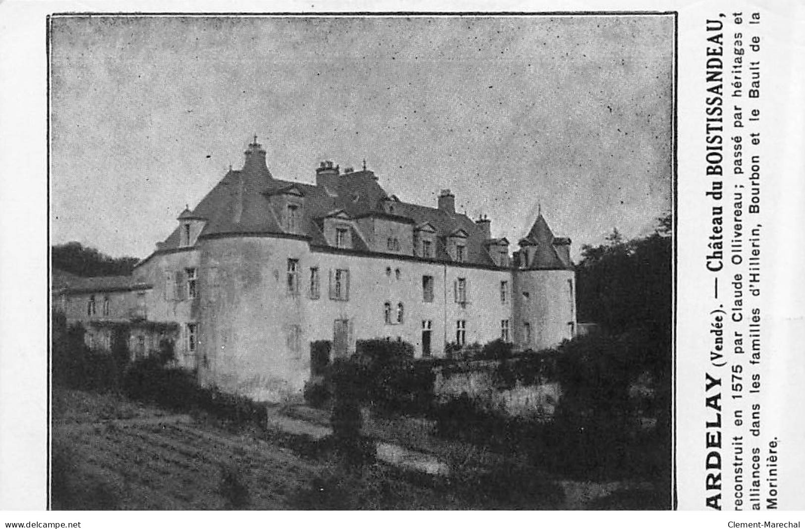 ARDELAY - Château Du BOISTISSANDEAU - Très Bon état - Sonstige & Ohne Zuordnung