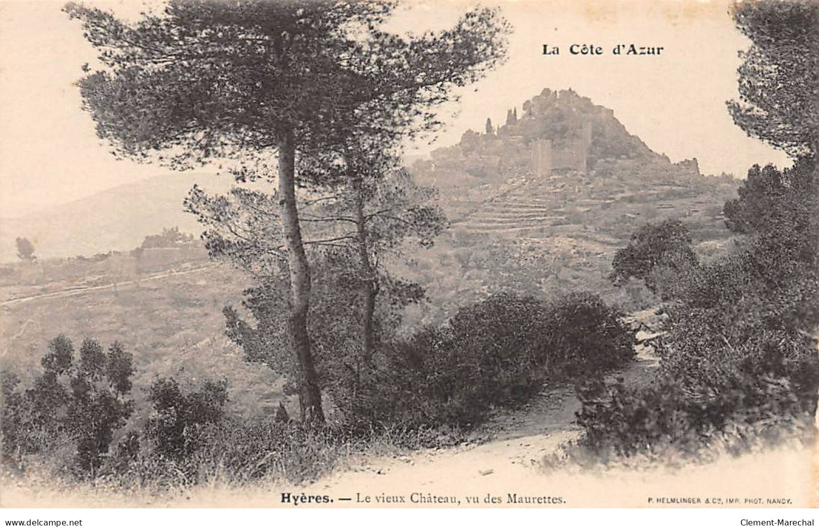 HYERES - Le Vieux Château, Vu Des Maurettes - Très Bon état - Hyeres