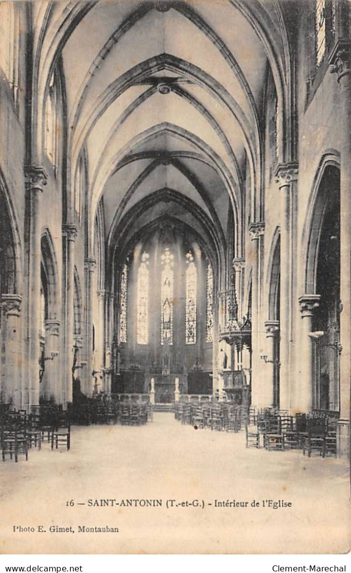 SAINT ANTONIN - Interieur De L'Eglise - Très Bon état - Saint Antonin Noble Val