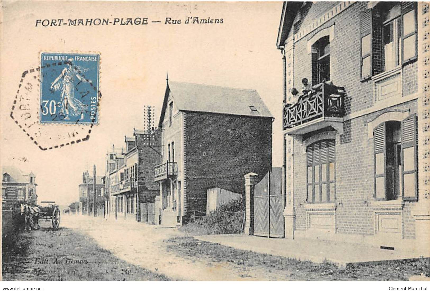 FORT MAHON PLAGE - Rue D'Amiens - Très Bon état - Fort Mahon