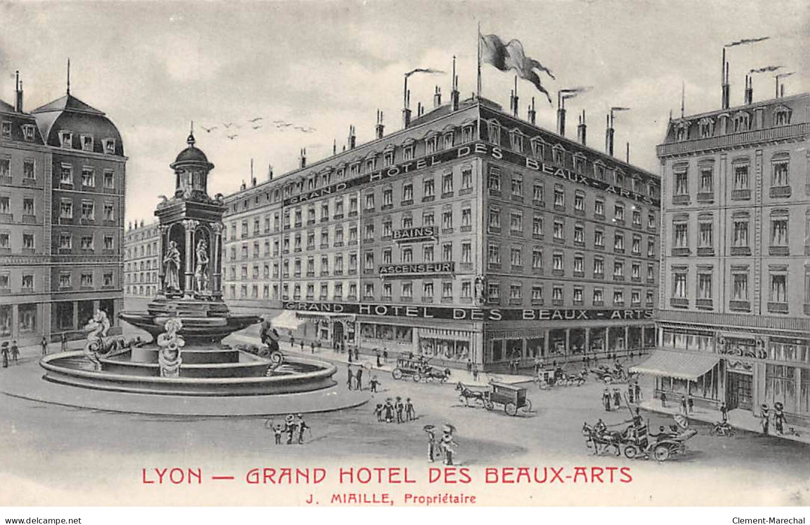 LYON - Grand Hôtel Des Beaux Arts - Très Bon état - Sonstige & Ohne Zuordnung