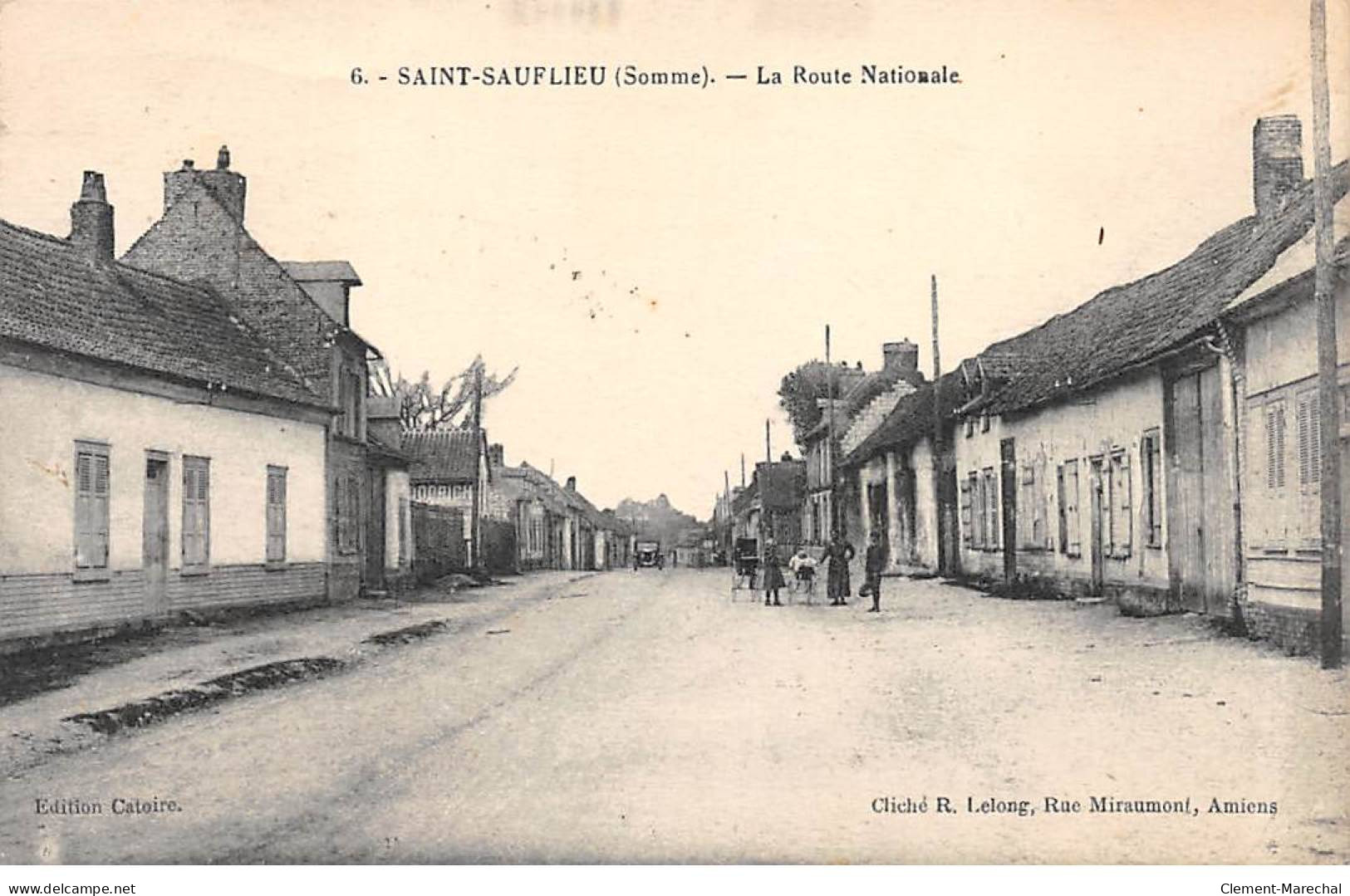 SAINT SAUFLIEU - La Route Nationale - Très Bon état - Other & Unclassified