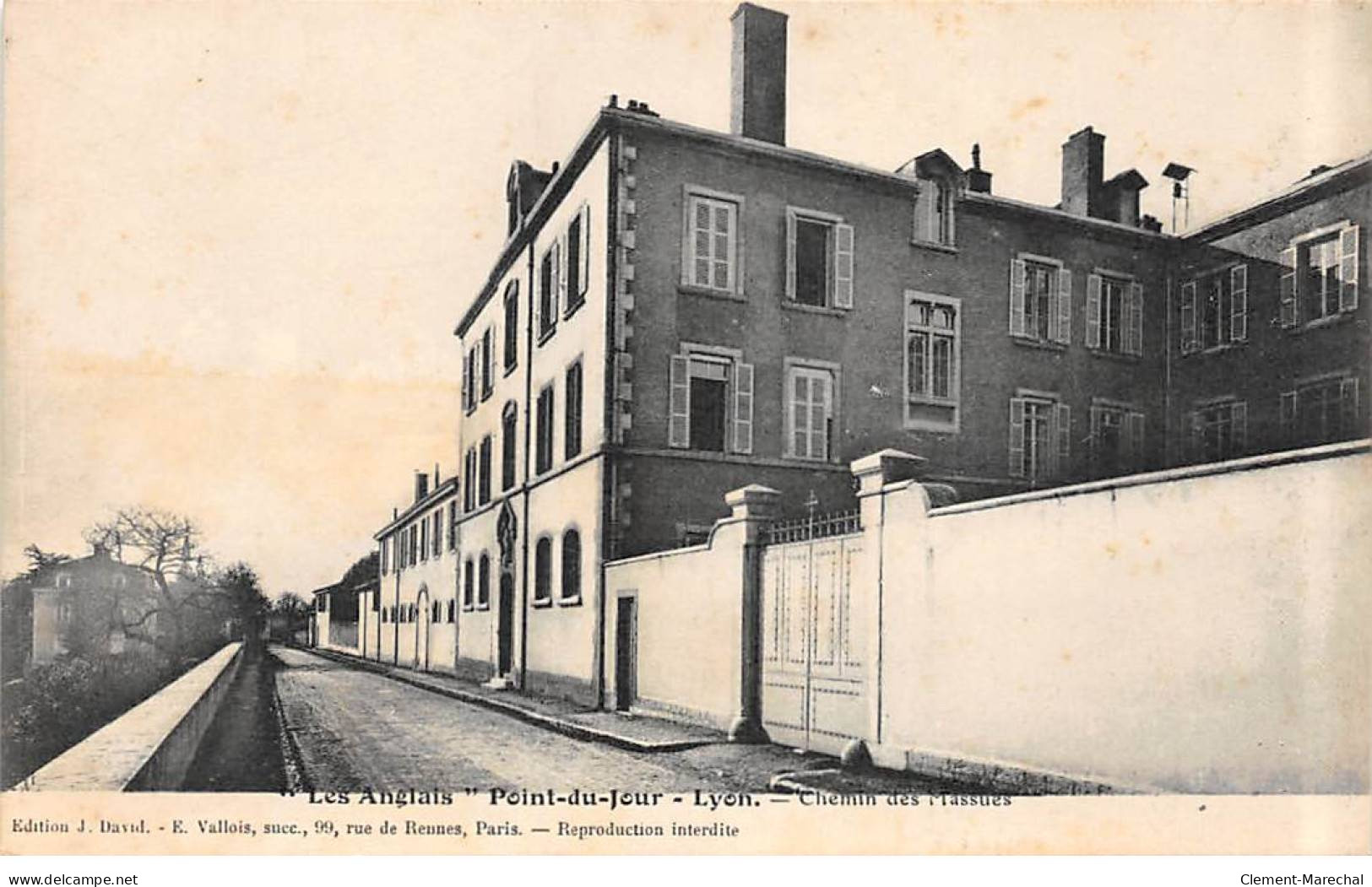 LYON - " Les Anglais " - Point Du Jour - Chemin Des Massues - Très Bon état - Andere & Zonder Classificatie