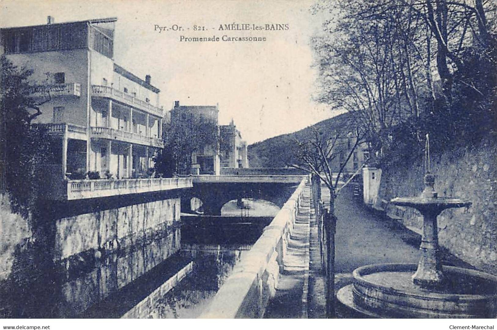 AMELIE LES BAINS - Promenade Carcassonne - Très Bon état - Sonstige & Ohne Zuordnung