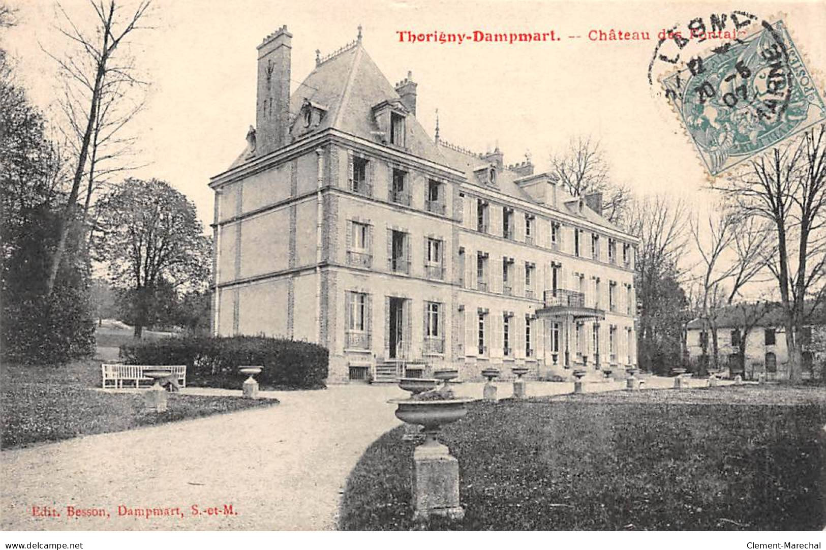 THORIGNY DAMPMART - Château - Très Bon état - Autres & Non Classés