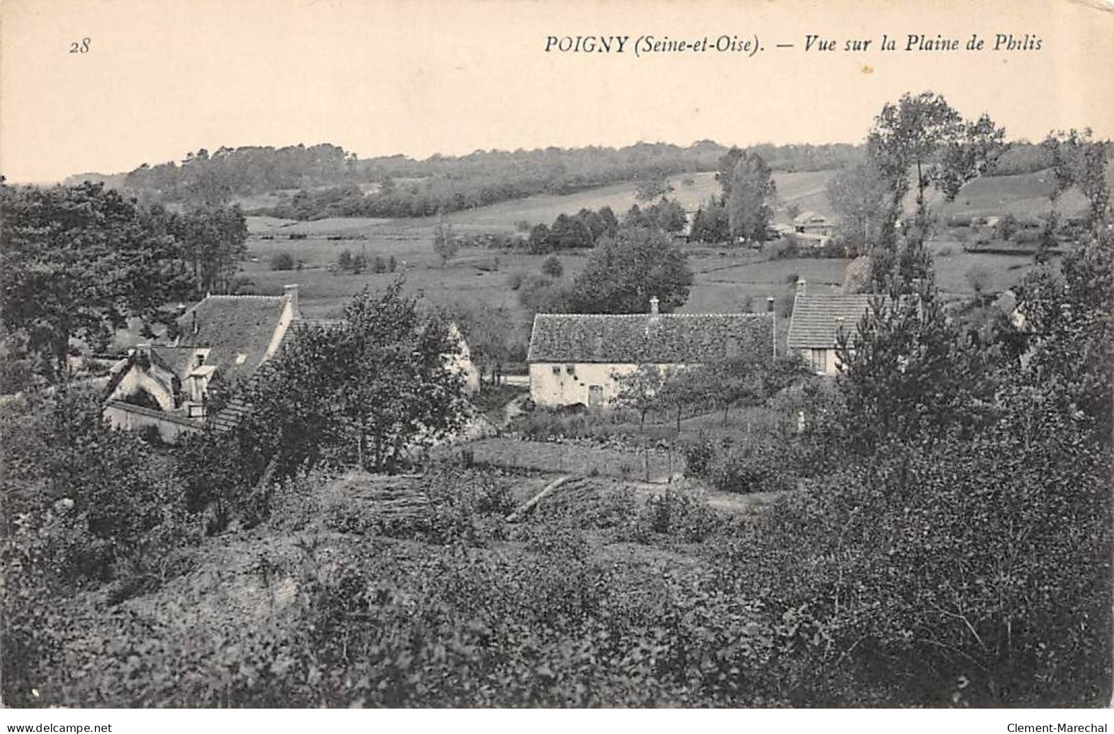 POIGNY - Vue Sur La Plaine De Philis - état - Autres & Non Classés