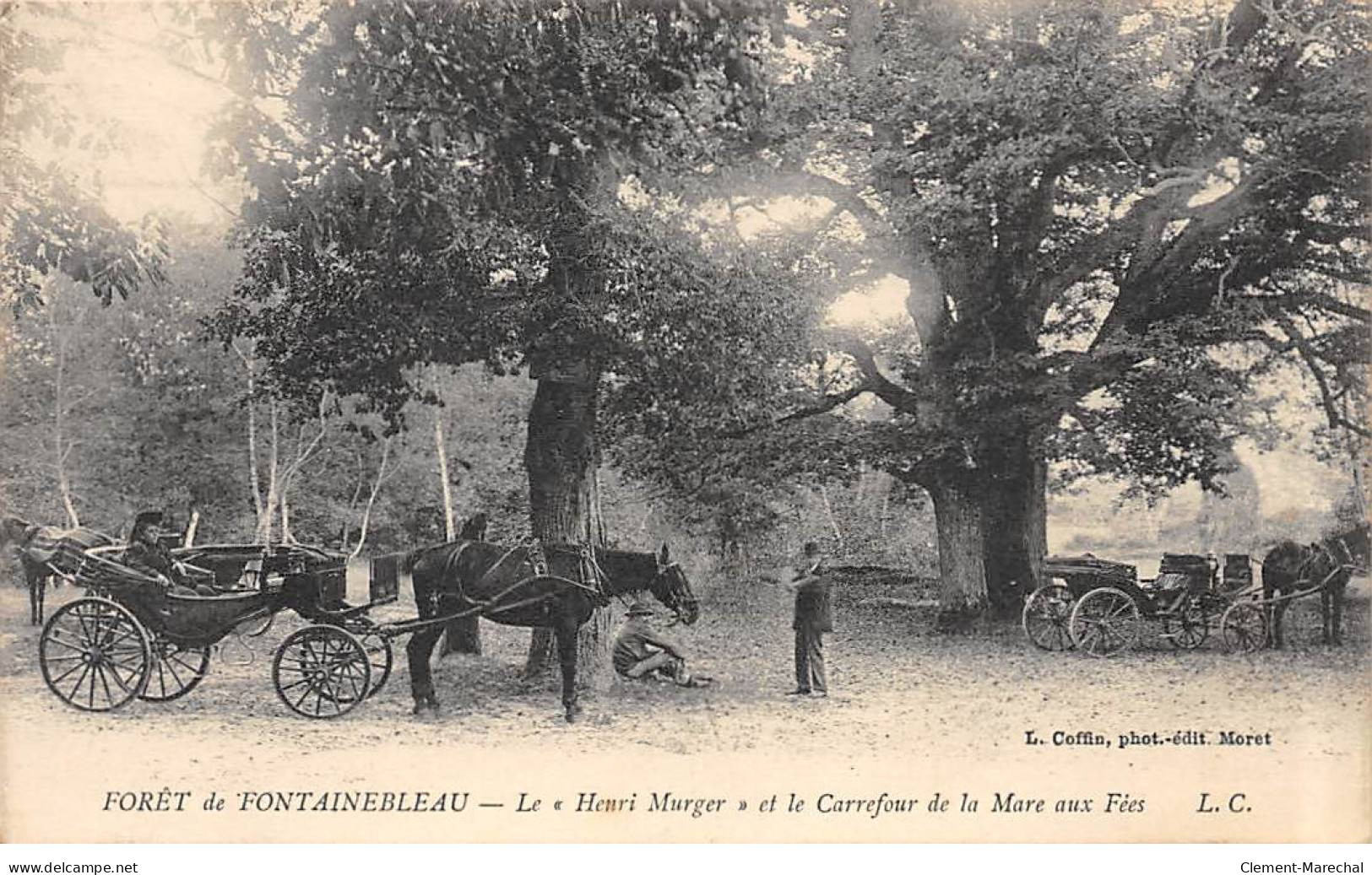 Forêt De FONTAINEBLEAU - Le " Henri Murger " Et Le Carrefour De La Mare Aux Fées - Très Bon état - Fontainebleau