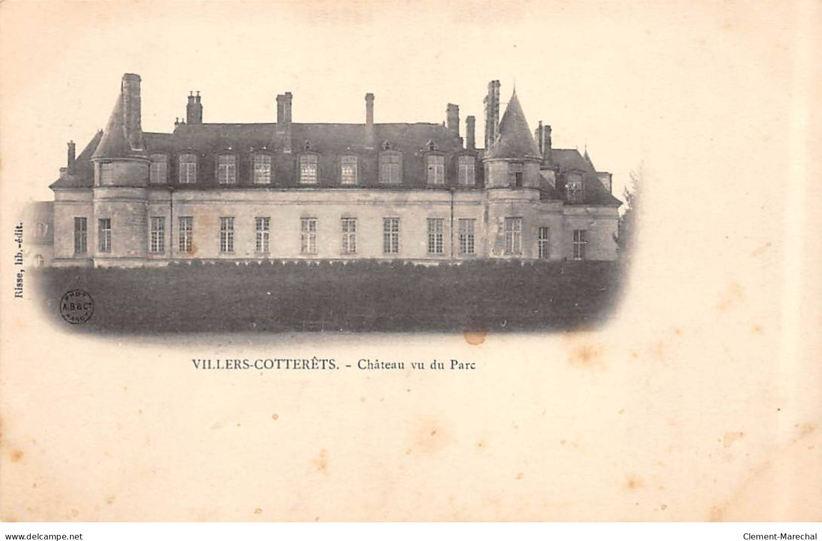 VILLERS COTTERETS - Château Vu Du Parc - Très Bon état - Villers Cotterets