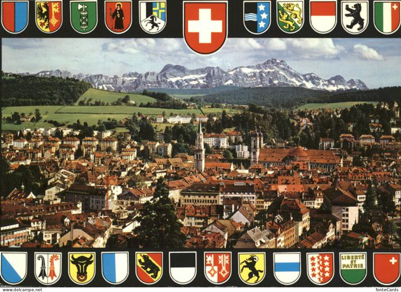 11429487 St Gallen SG Panorama Mit Saentis St. Gallen - Autres & Non Classés