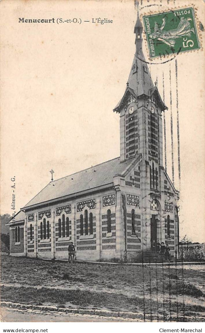 MENUCOURT - L'Eglise - Très Bon état - Menucourt