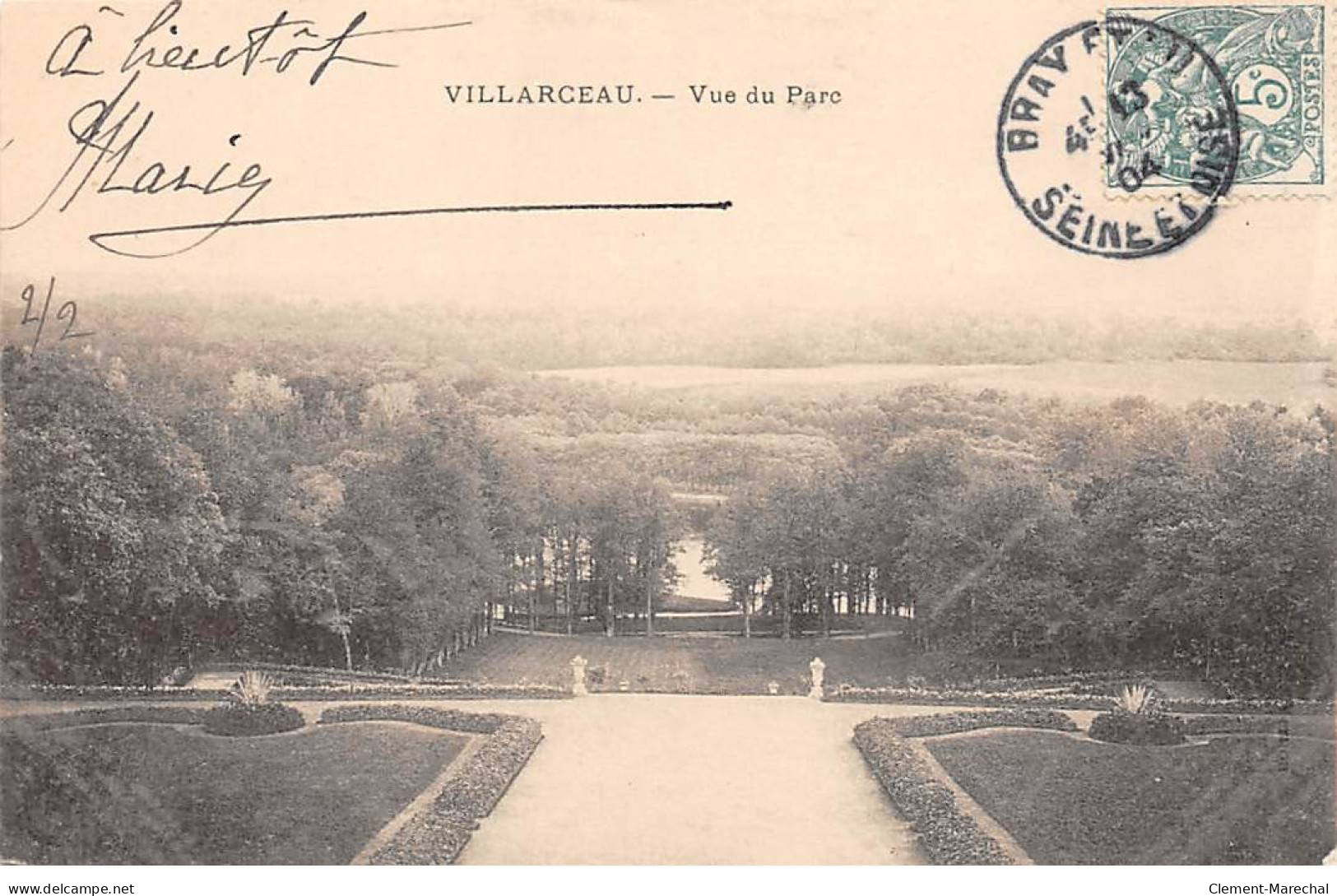 VILLARCEAU - Vue Du Parc - Très Bon état - Andere & Zonder Classificatie