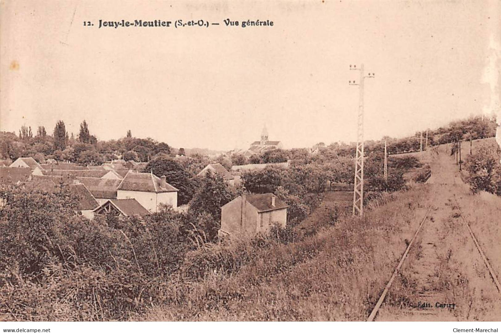 JOUY LE MOUTIER - Vue Générale - Très Bon état - Jouy Le Moutier