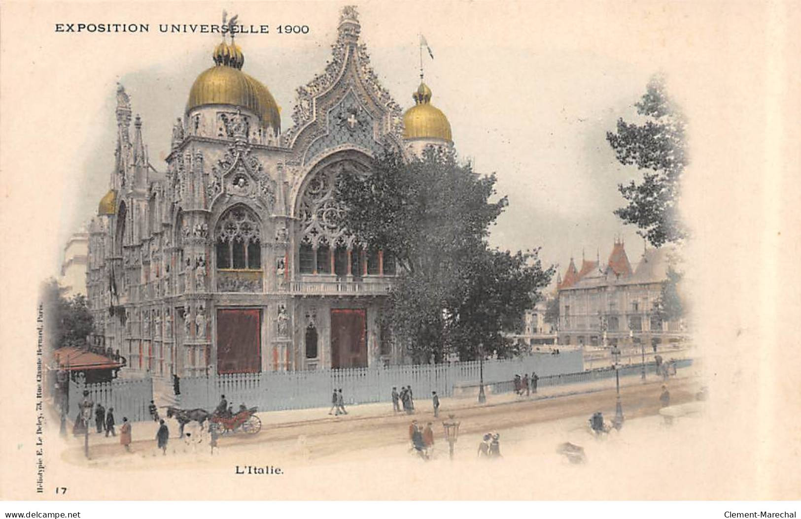 PARIS - Exposition Universelle 1900 - L'Italie - Très Bon état - Exposiciones