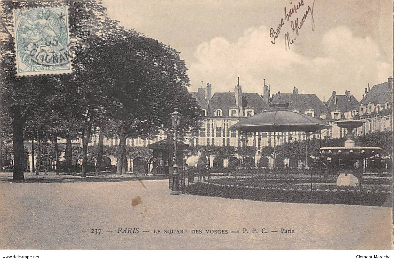 PARIS - Le Square Des Vosges - Très Bon état - Parks, Gardens