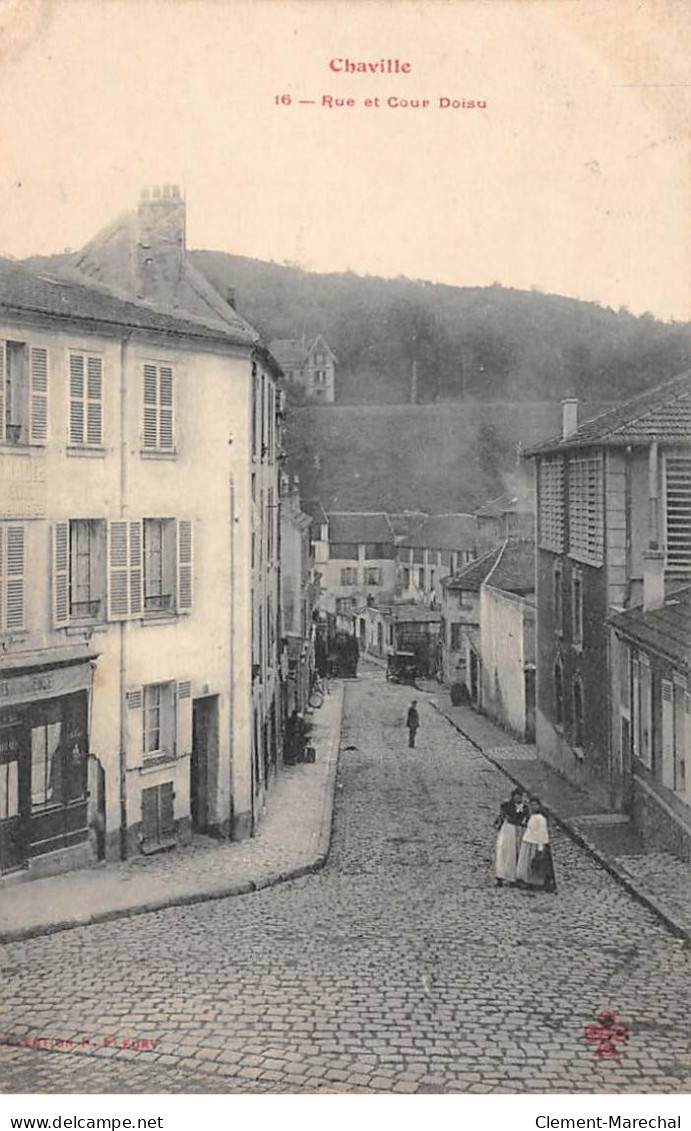 CHAVILLE - Rue Et Cour Doisu - Très Bon état - Chaville