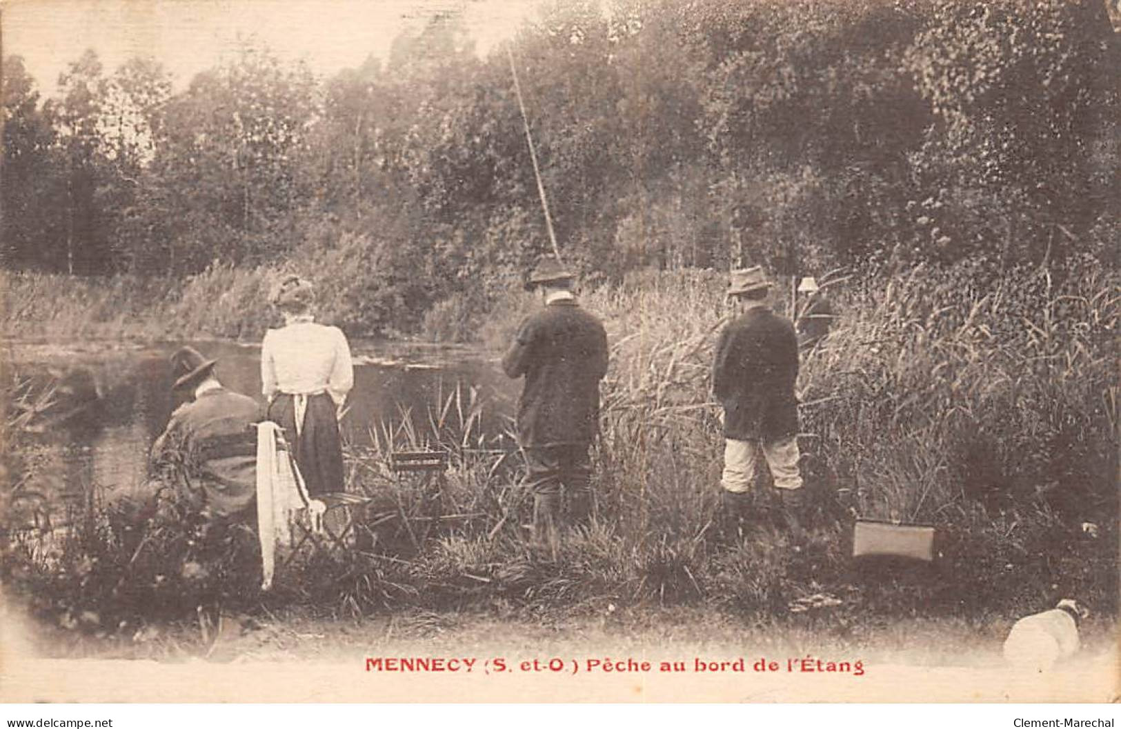 MENNECY - Pêche Au Bord De L'Etang - Très Bon état - Mennecy