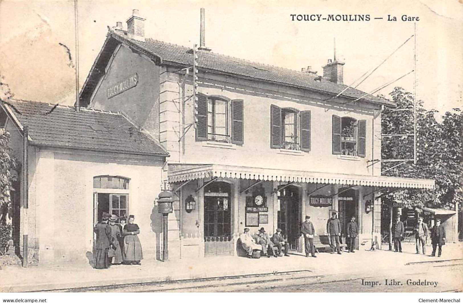 TOUCY MOULINS - La Gare - état - Toucy