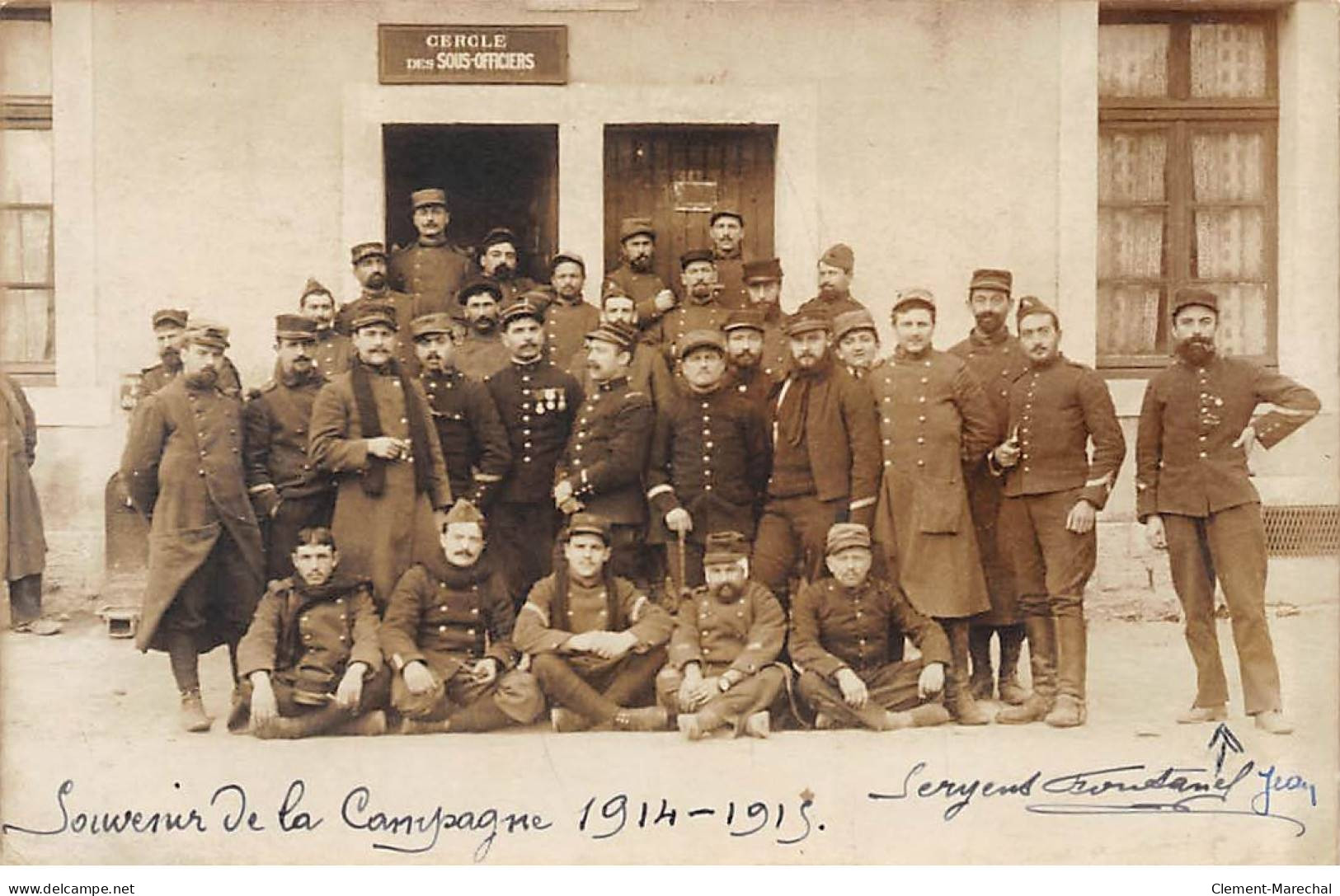 Frontière Vosgienne - Souvenir De La Campagne 1914 1915 - Militaires - Carte Photo - état - Otros & Sin Clasificación