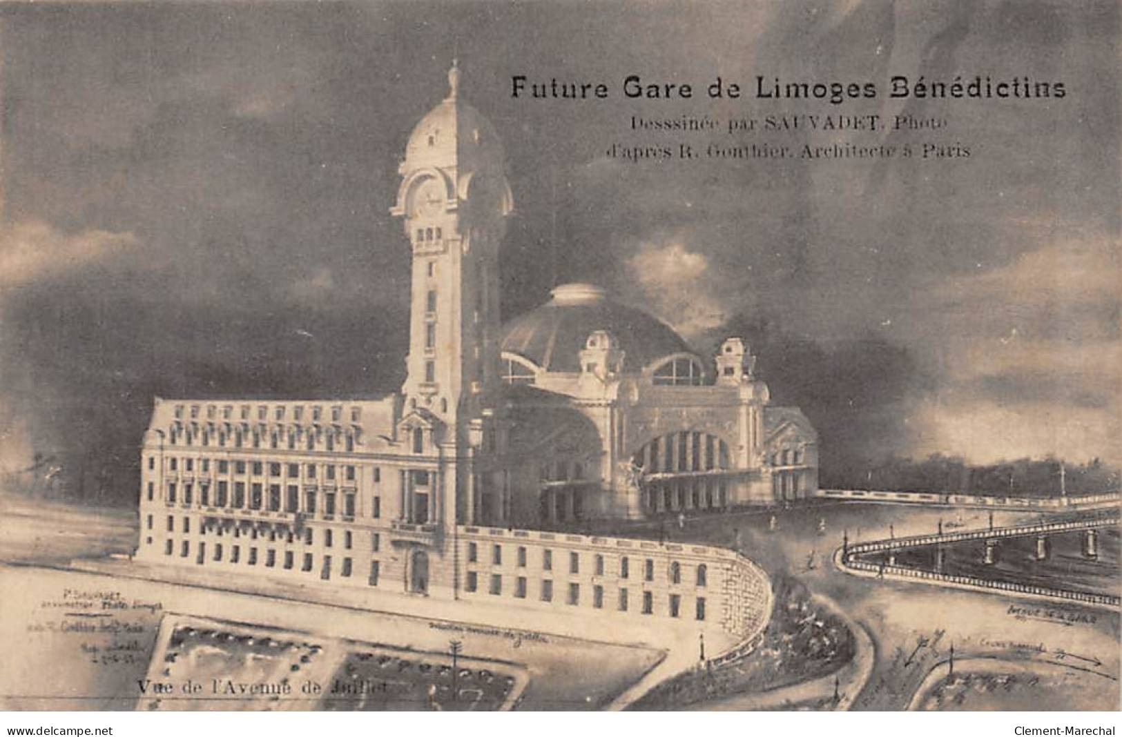 Future Gare De LIMOGES Bénédictins - Très Bon état - Limoges