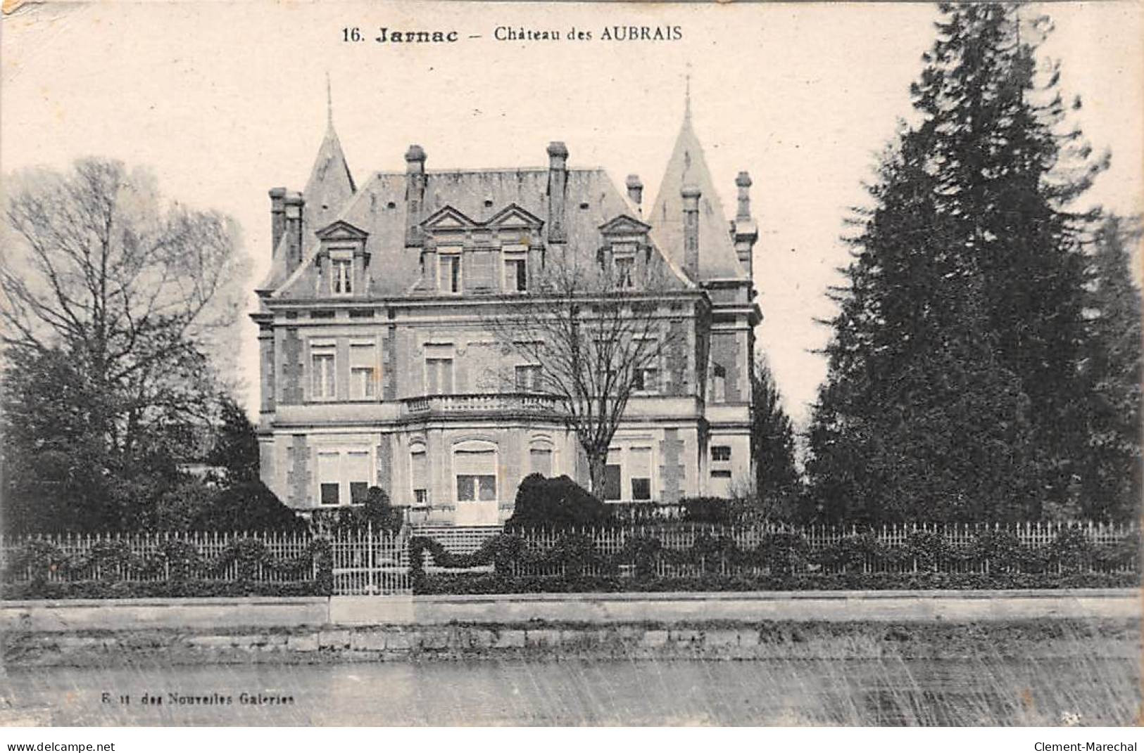 JARNAC - Château Des AUBRAIS - Très Bon état - Jarnac