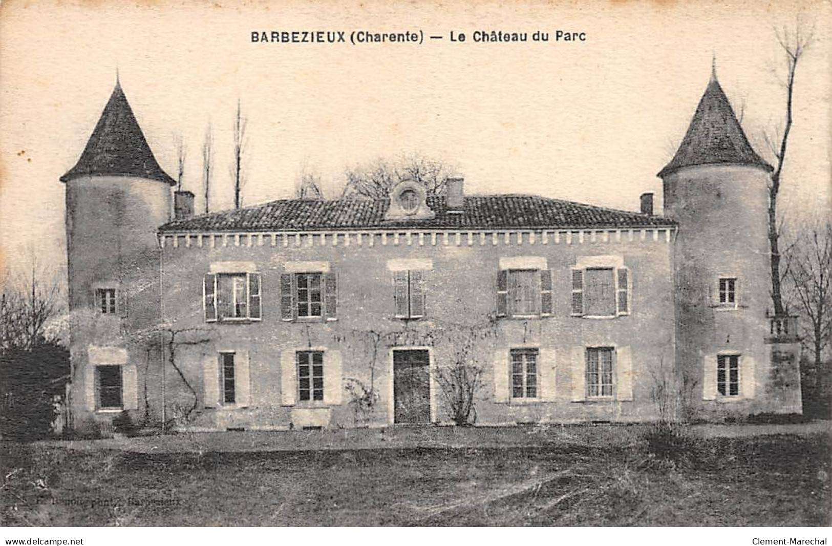 BARBEZIEUX - Le Château Du Parc - Très Bon état - Autres & Non Classés