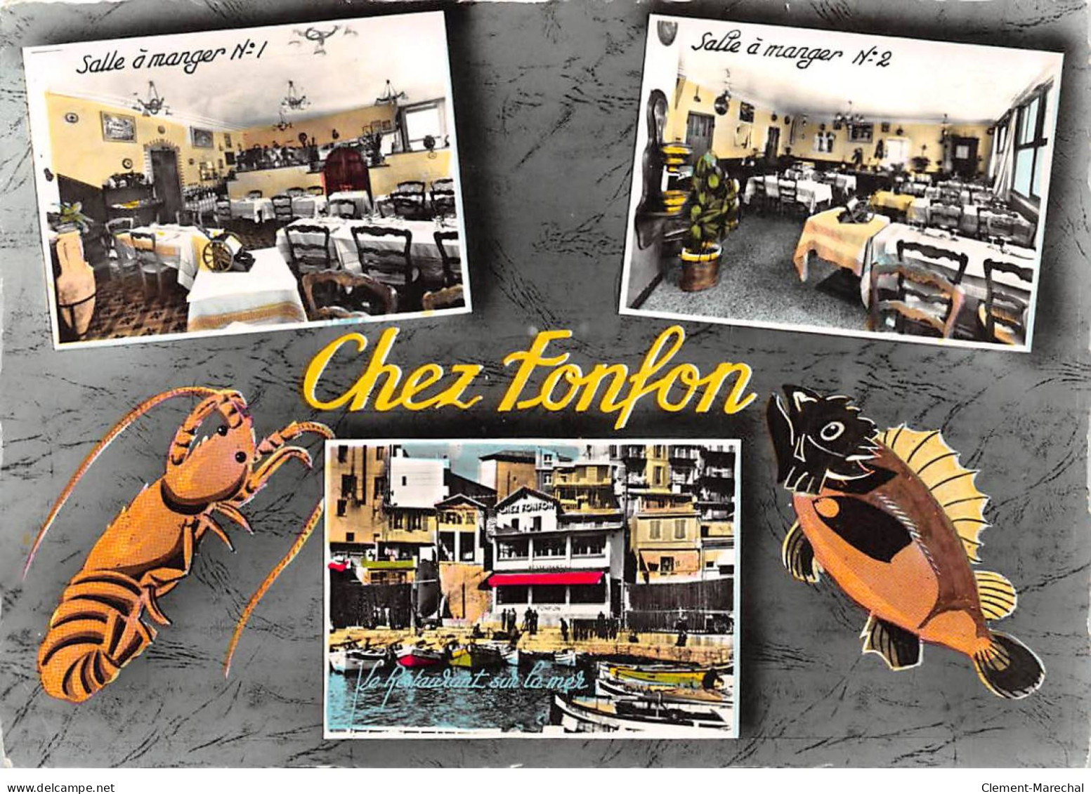 MARSEILLE - Restaurant " Chez Fonfon " - Vallon Des Auffes - Port De Pêche - état - Non Classés