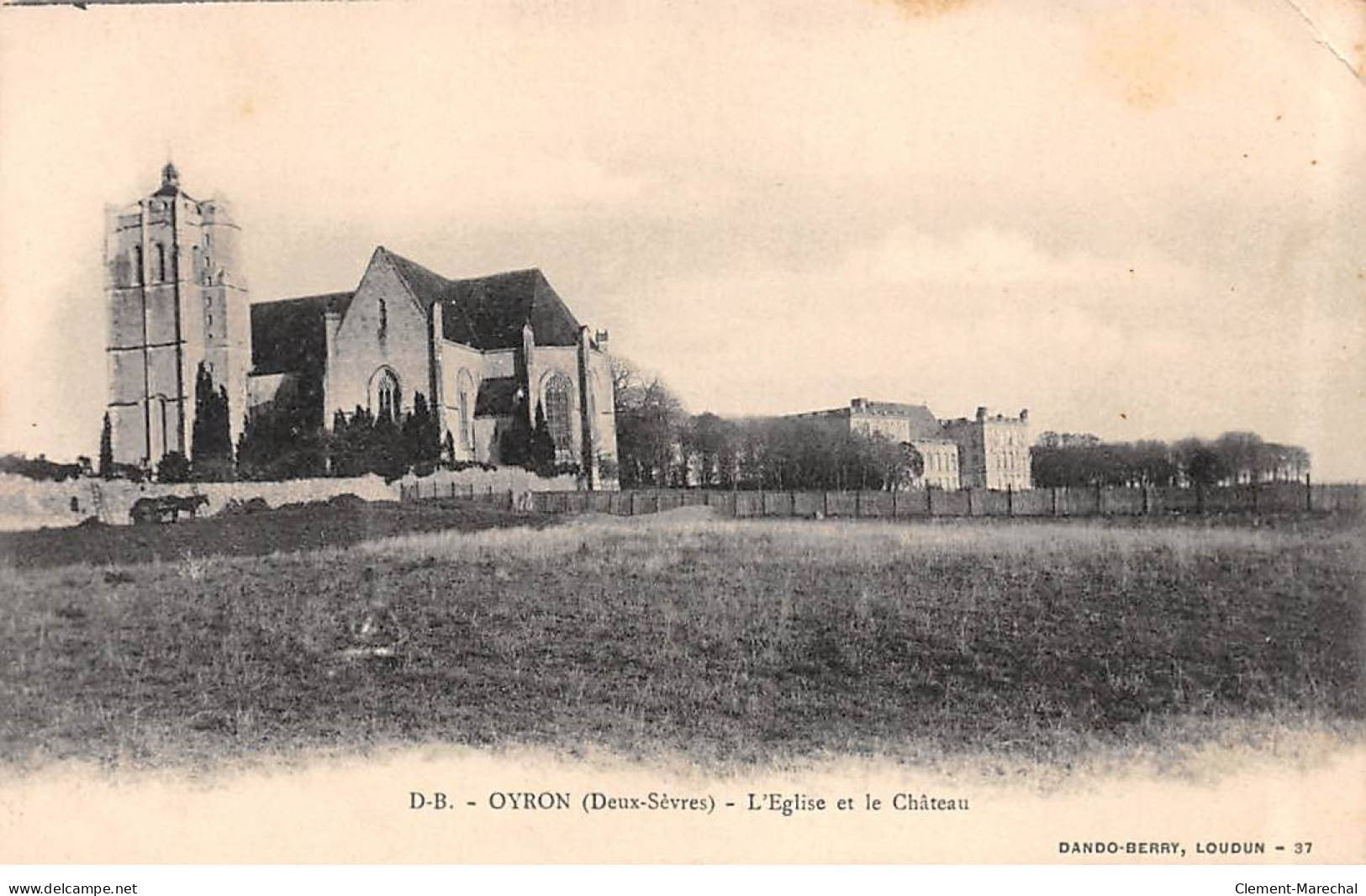 OYRON - L'Eglise Et Le Château - état - Autres & Non Classés