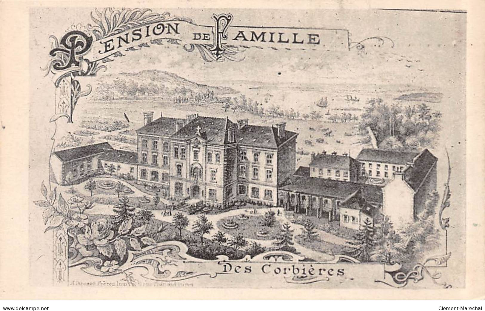 Pension De Famille DES CORBIERES - Très Bon état - Other & Unclassified