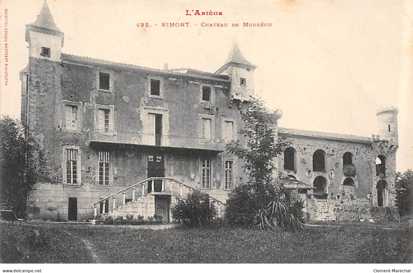 RIMONT - Château De Monségu - Très Bon état - Andere & Zonder Classificatie