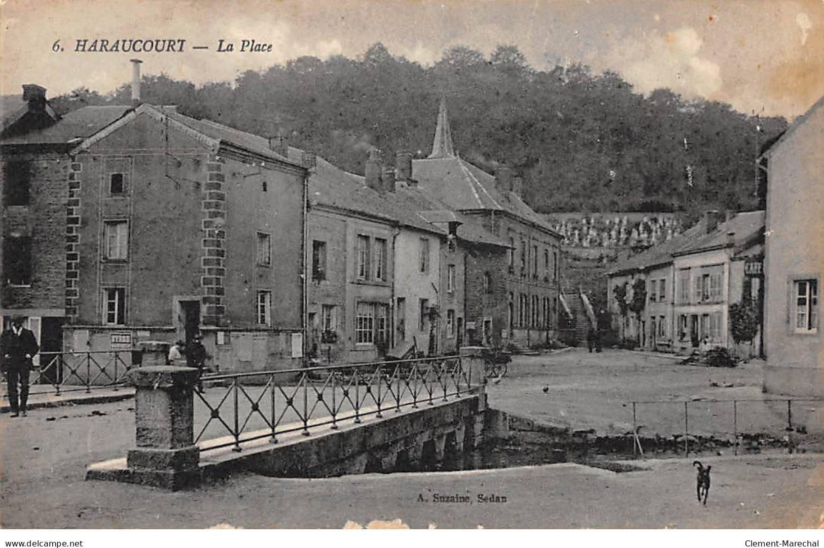 HARAUCOURT - La Place - état - Autres & Non Classés