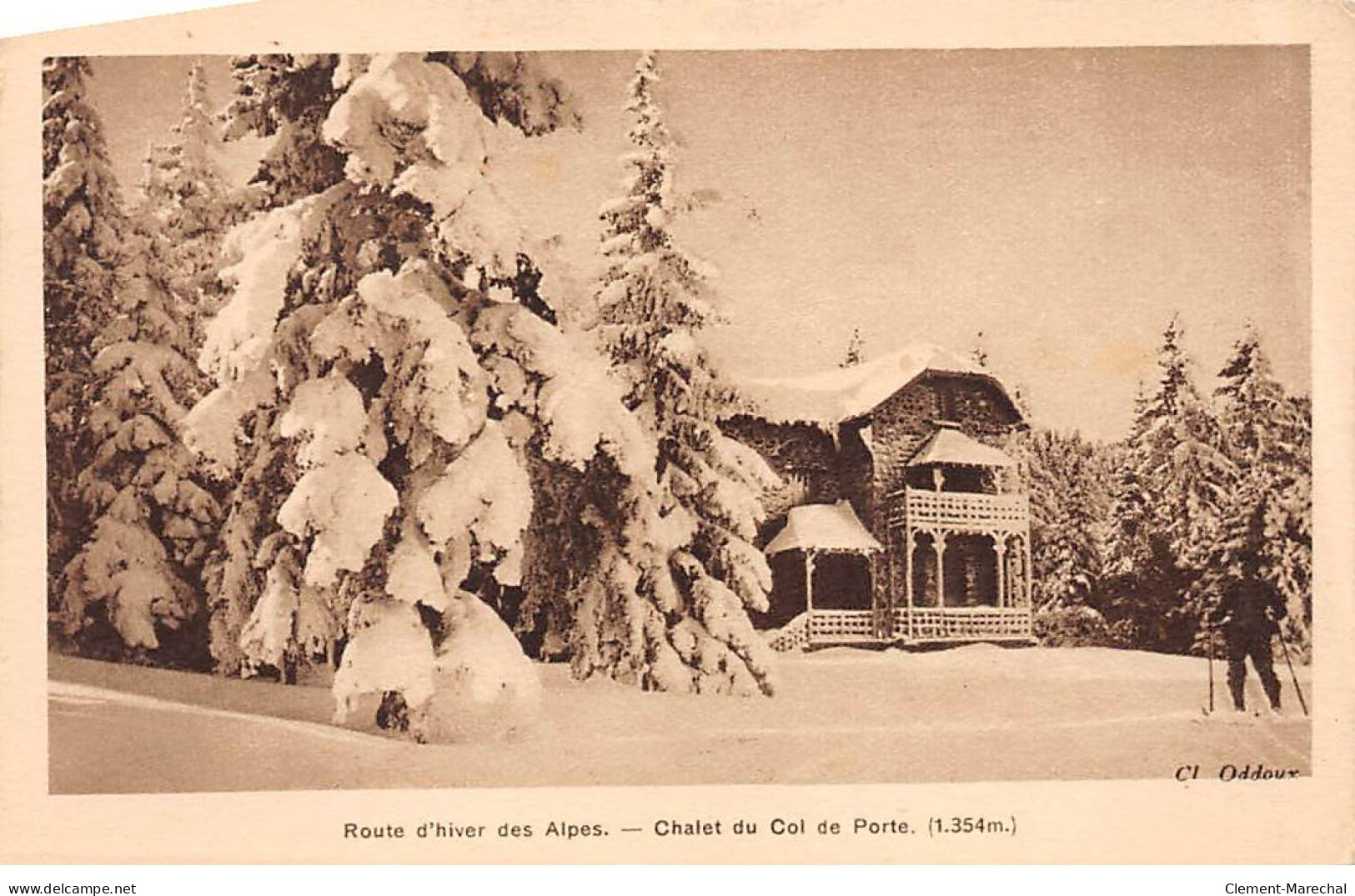 Route D'hiver Des Alpes - Chalet Du Col De Porte - Très Bon état - Other & Unclassified