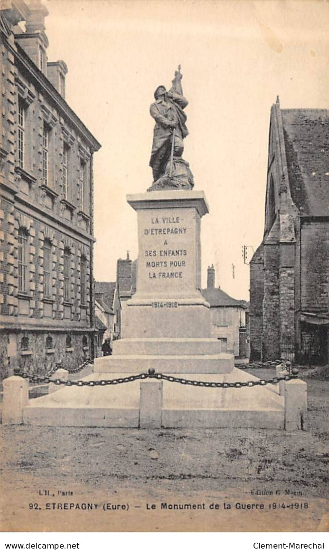 ETREPAGNY - Le Monument De La Guerre - Très Bon état - Altri & Non Classificati