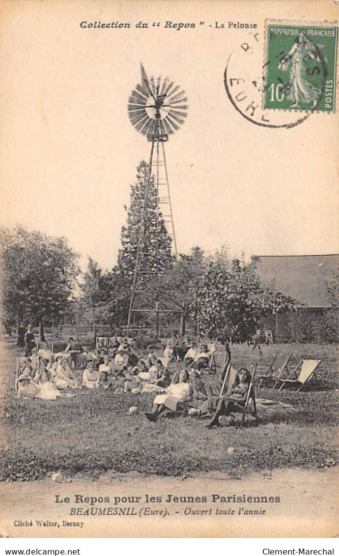 BEAUMESNIL - Le Repos Pour Les Jeunes Parisiennes - Collection Du " Repos " - La Pelouse - Très Bon état - Beaumesnil