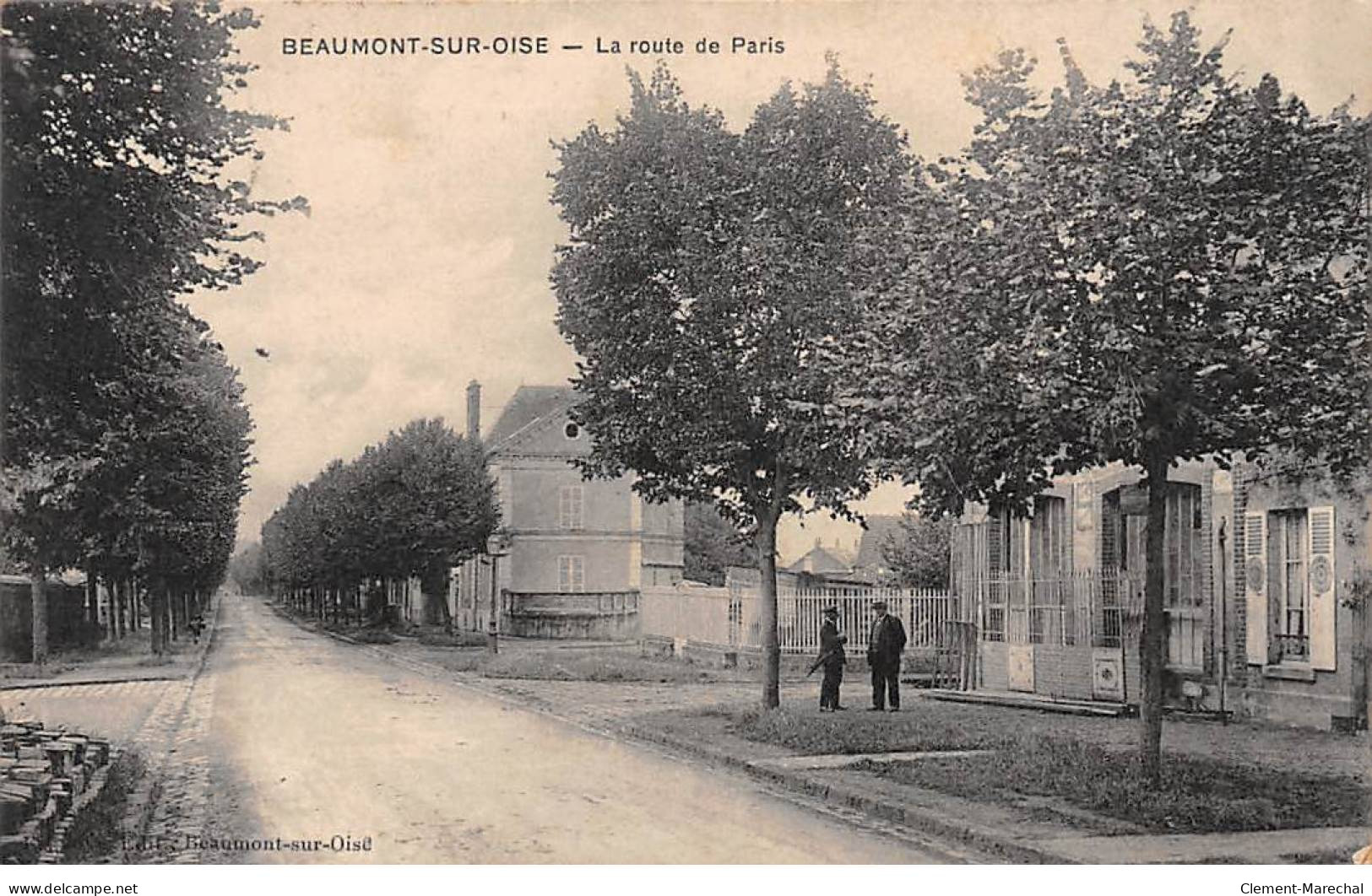 BEAUMONT SUR OISE - La Route De Paris - Très Bon état - Beaumont Sur Oise