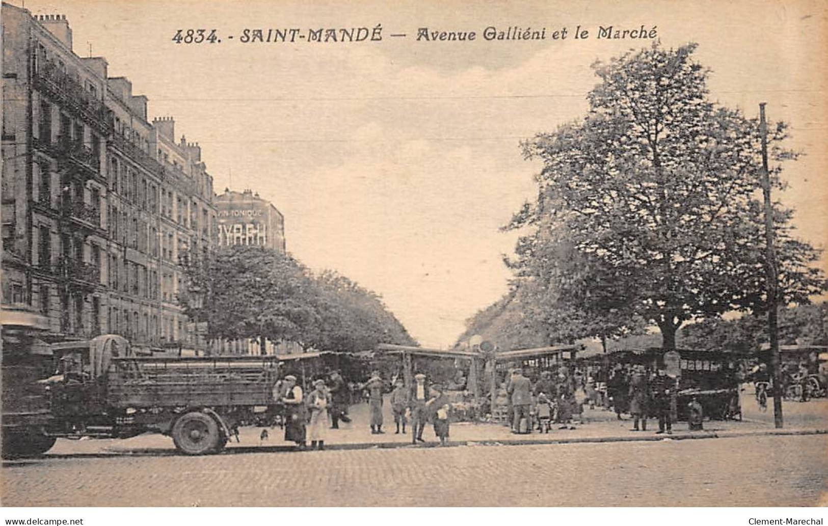 SAINT MANDE - Avenue Galliéni Et Le Marché - Très Bon état - Saint Mande