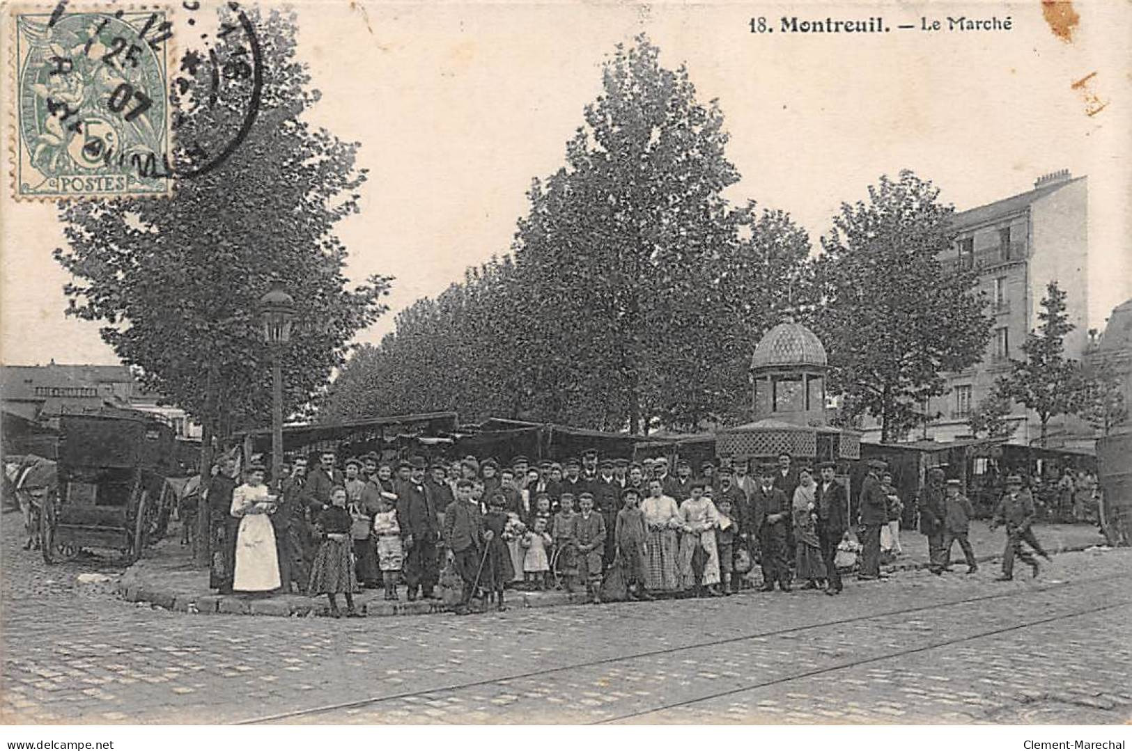 MONTREUIL - Le Marché - état - Montreuil