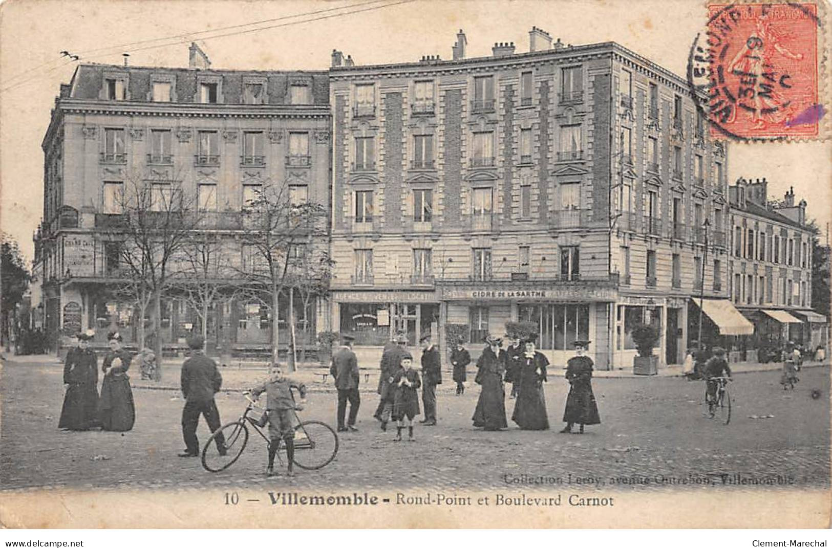 VILLEMOMBLE - Rond Point Et Boulevard Carnot - état - Villemomble