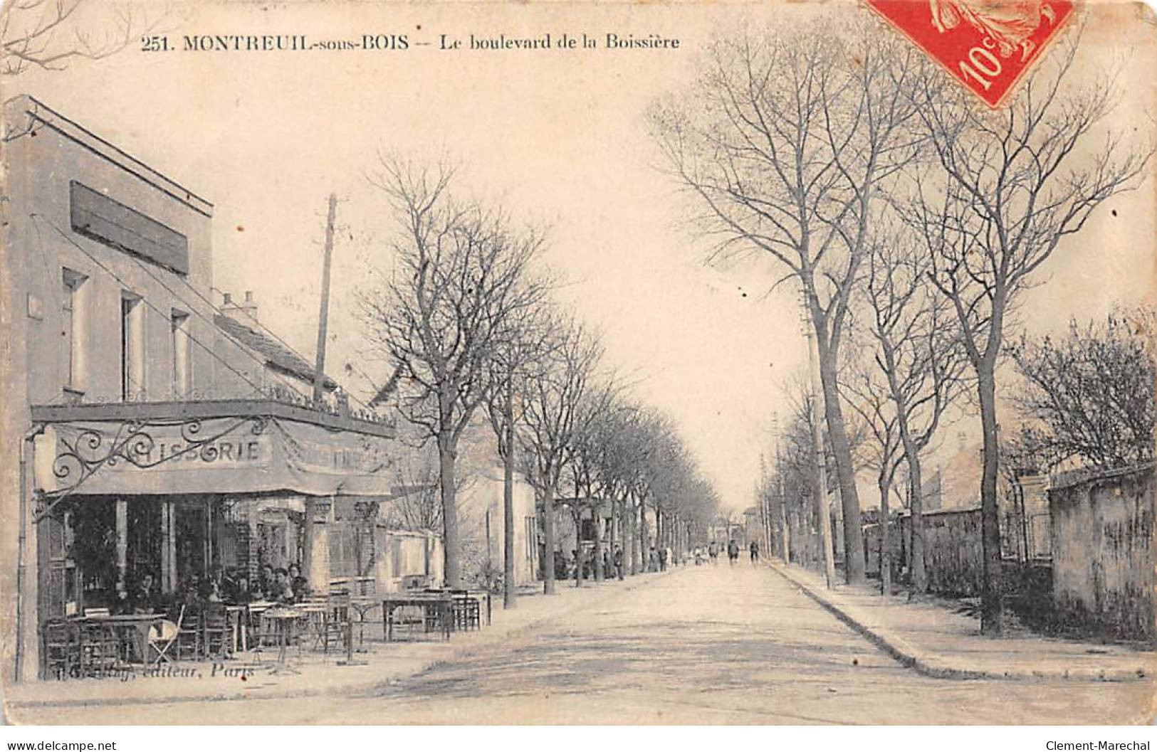 MONTREUIL SOUS BOIS - Le Boulevard De La Boissière - état - Montreuil